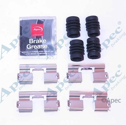 APEC BRAKING Комплектующие, колодки дискового тормоза KIT1187